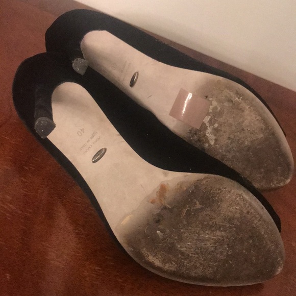 Sergio Rossi heels black velvet size 40 - Picture 7 of 8